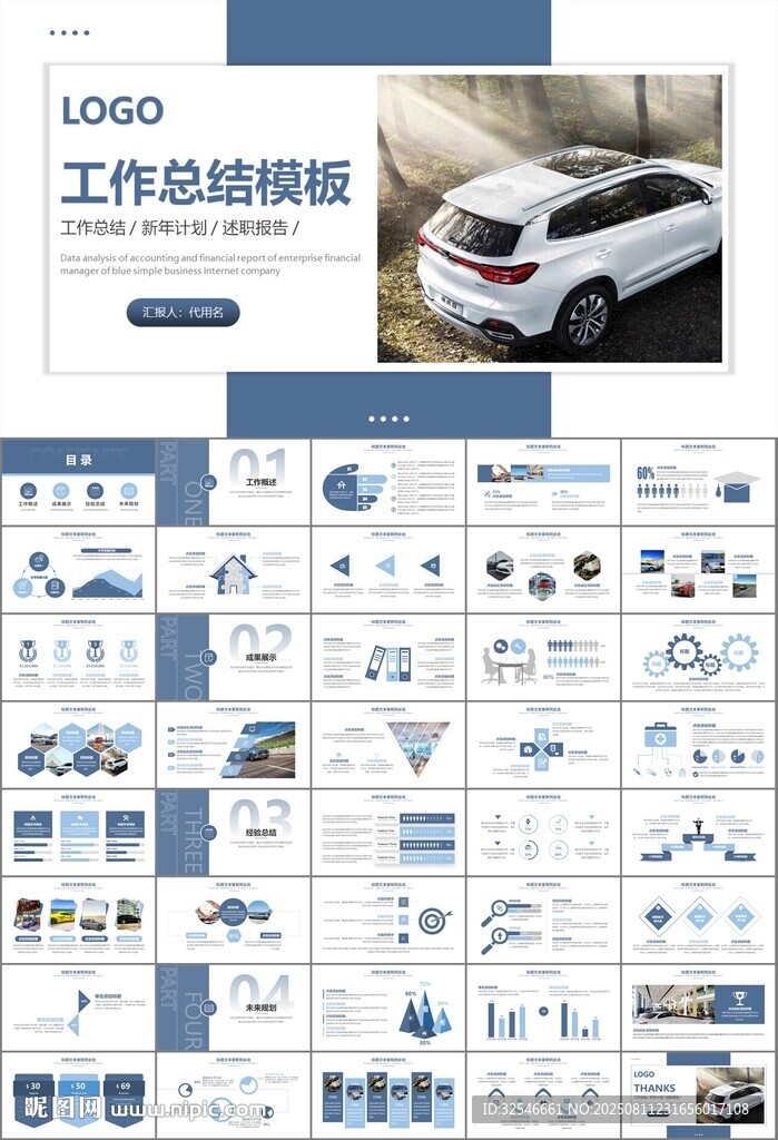 汽车销售4S店汽车行业PPT