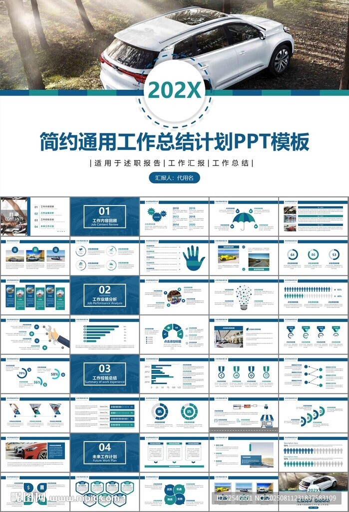 汽车销售4S店汽车行业PPT
