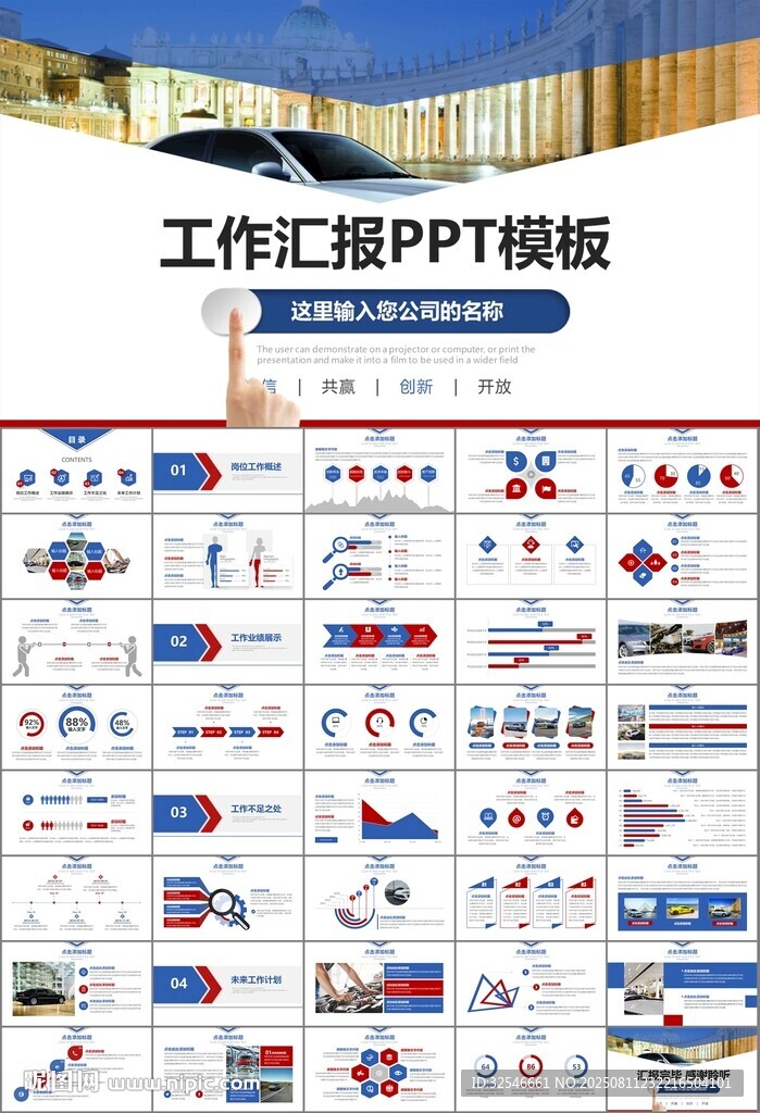 汽车销售4S店汽车行业PPT