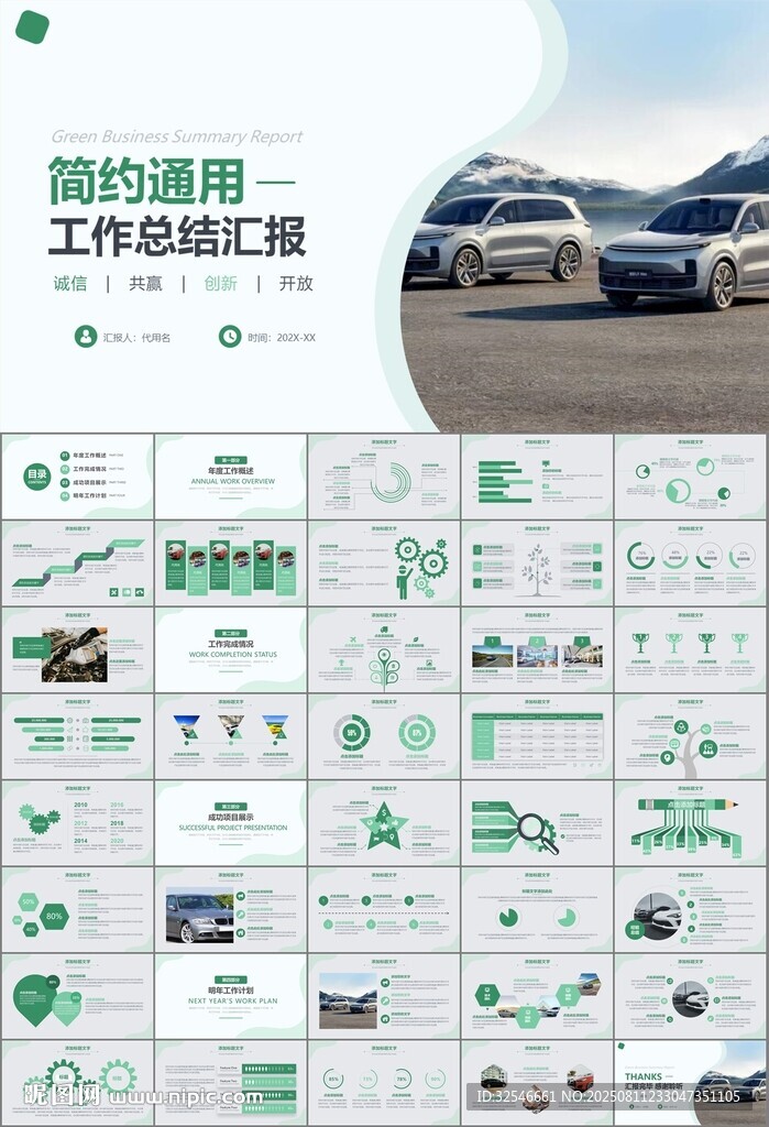 汽车销售4S店汽车行业PPT