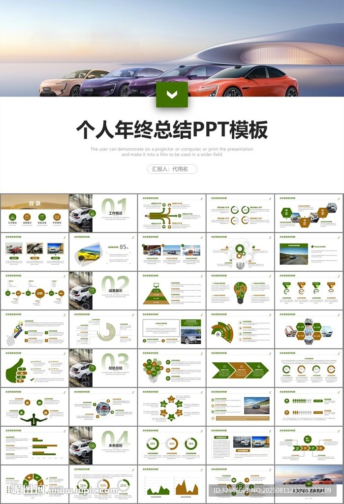汽车销售4S店汽车行业PPT