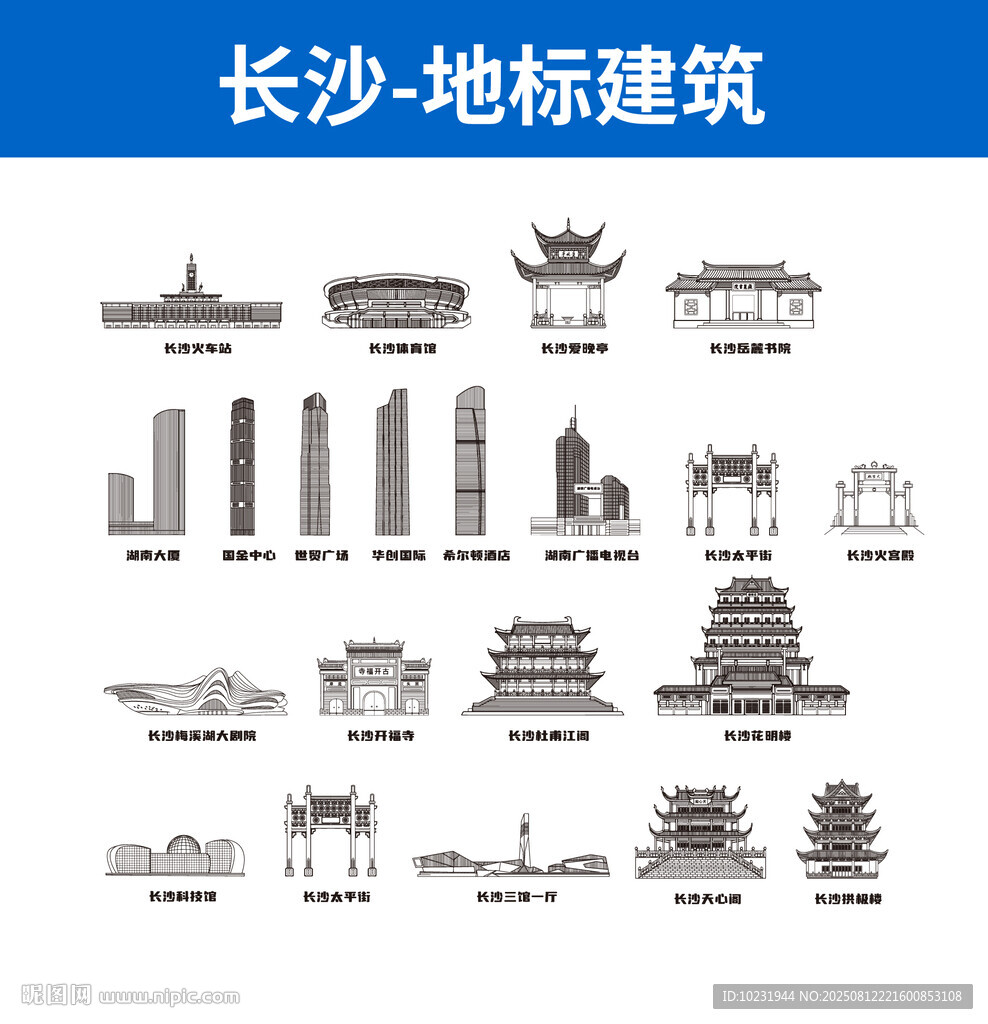 长沙地标建筑