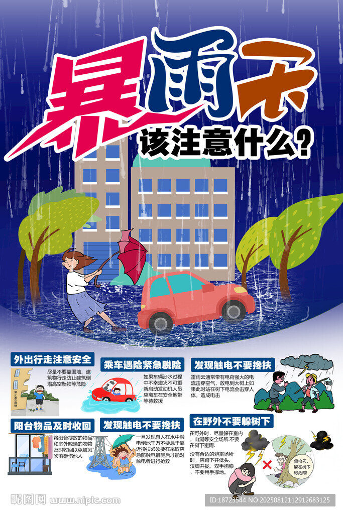 暴雨天海报