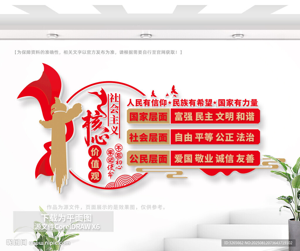 核心价值观文化墙