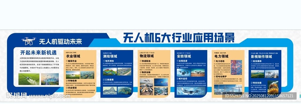 无人机6大应用场景