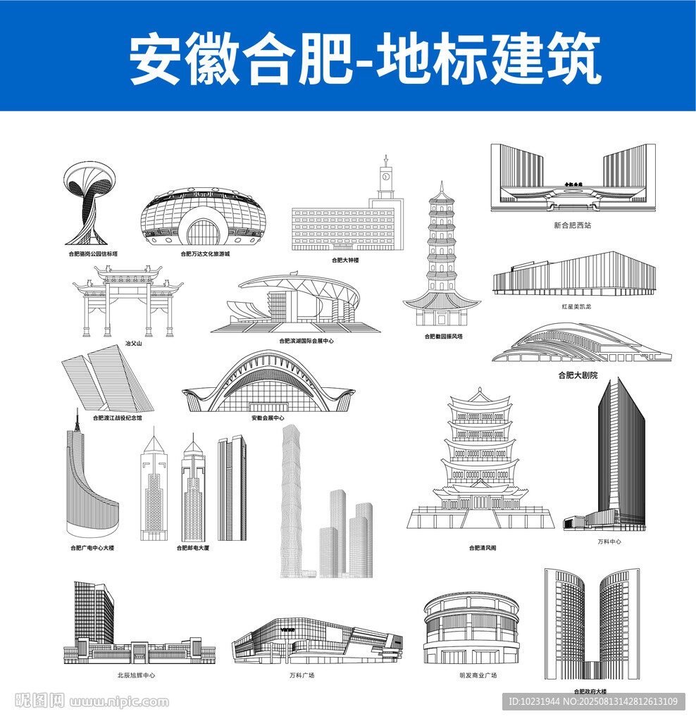 安徽合肥地标建筑