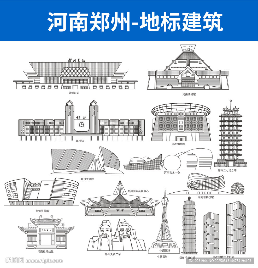 河南郑州地标建筑