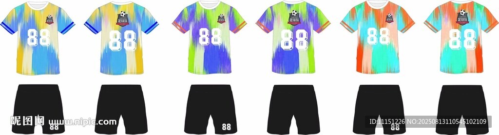 足球服排球服运动球服模板