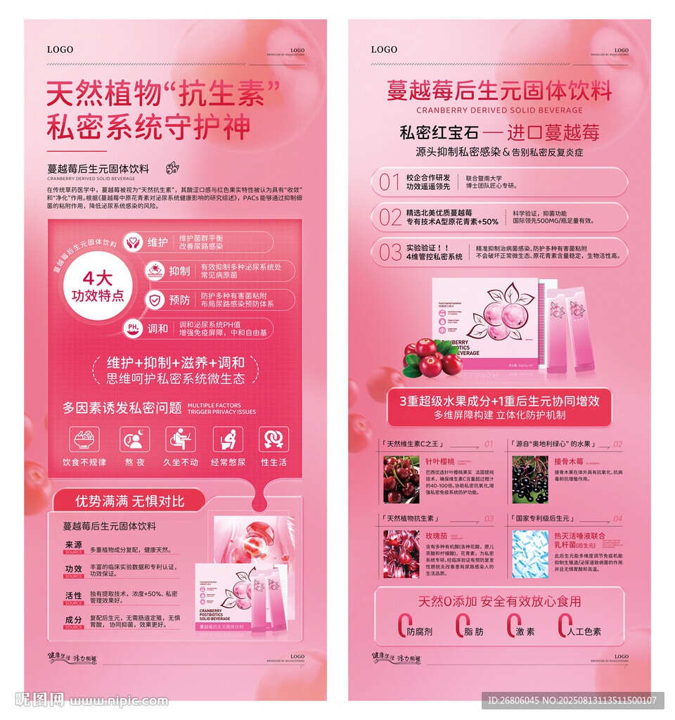蔓越莓易拉宝