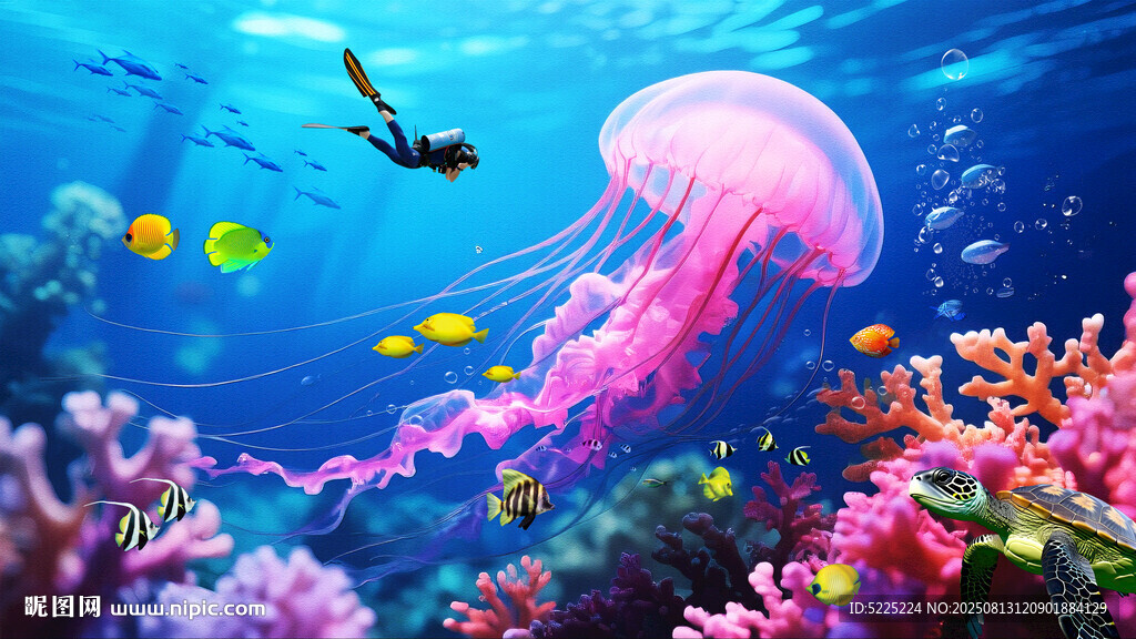 海底世界水母