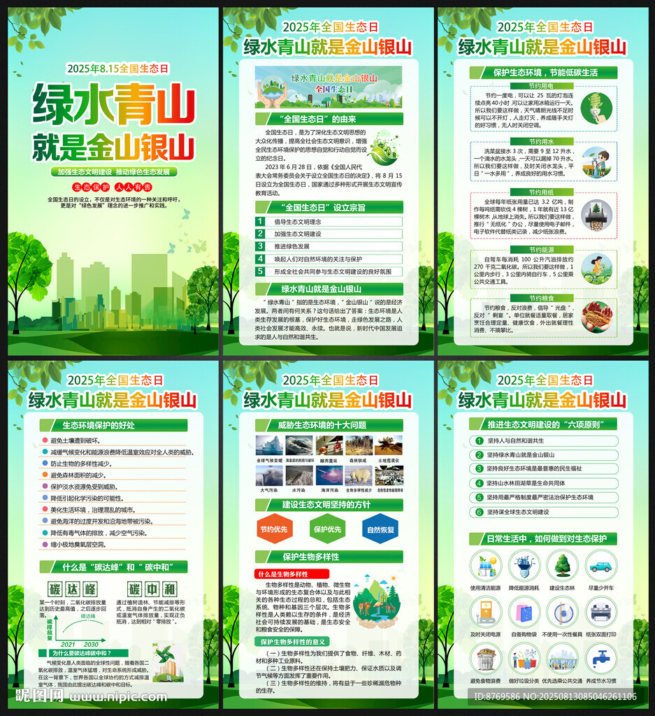 2025年全国生态日展板