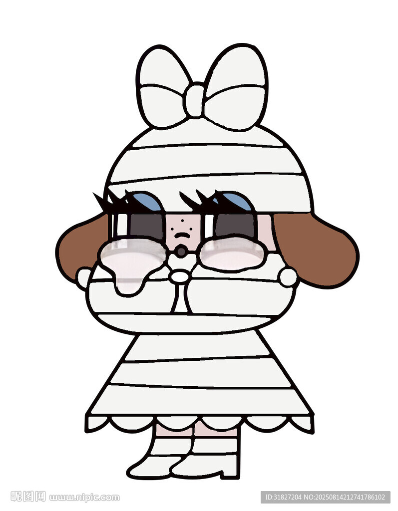绷带装萌兔女孩
