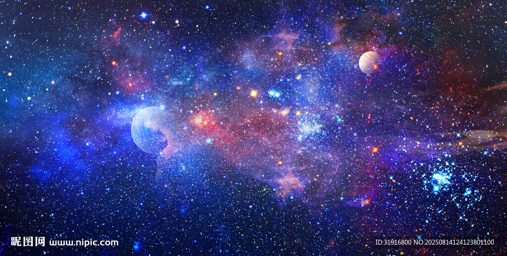 浩瀚星空宇宙背景