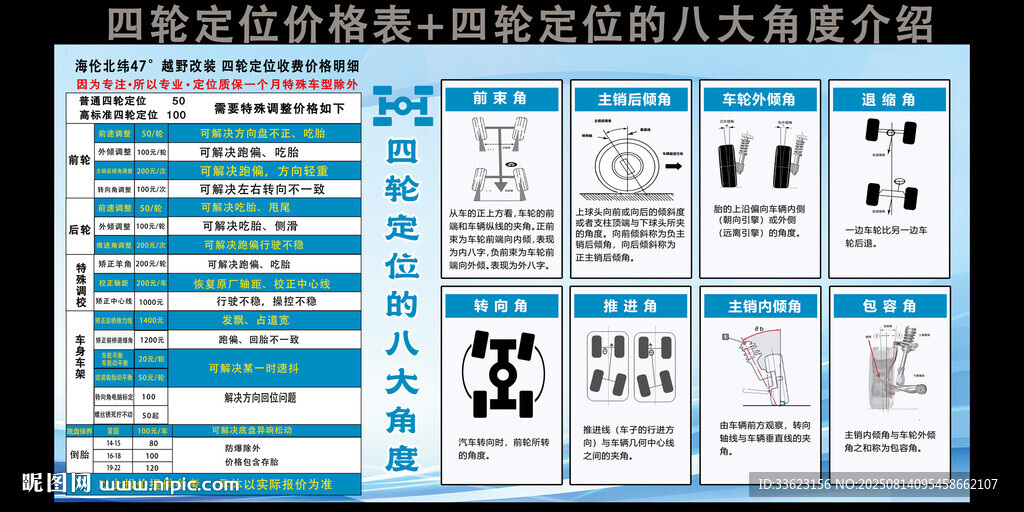 四轮定位价格