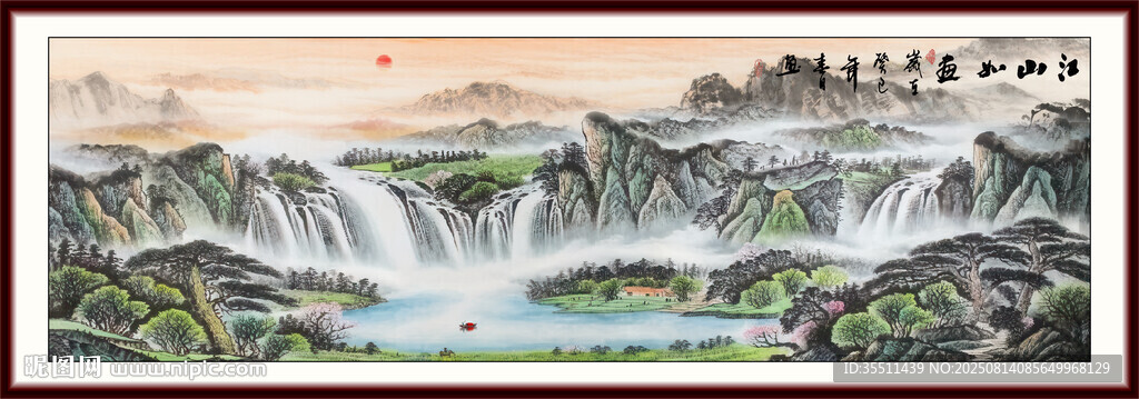 大厅山水画