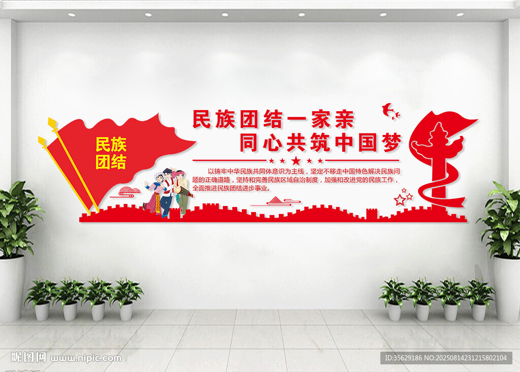 民族团结文化墙