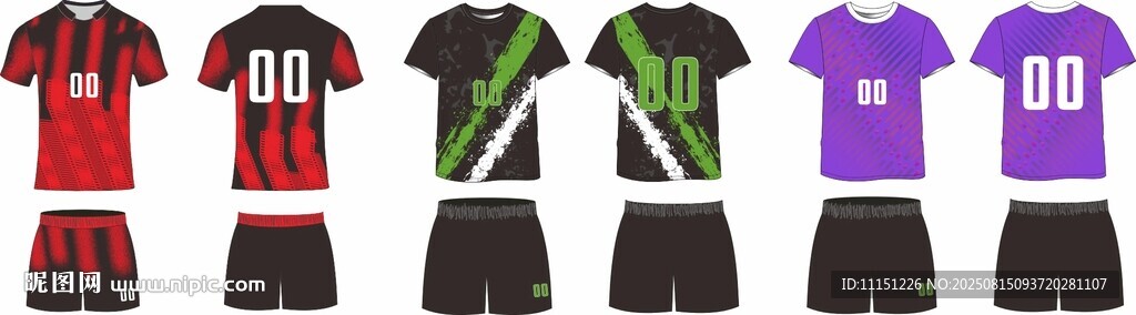 足球服运动服网羽排球服模板