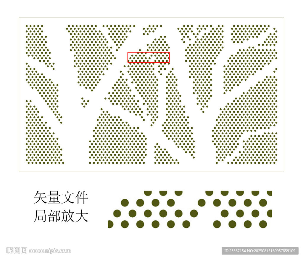 树叶镂空图案矢量素材