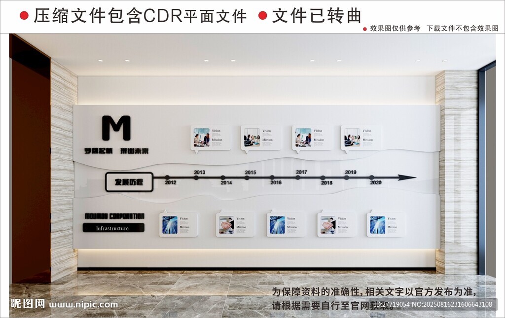 现代企业文化墙