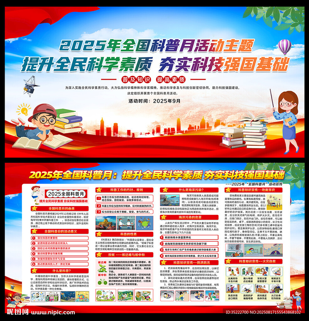 2025年全国科普月展板