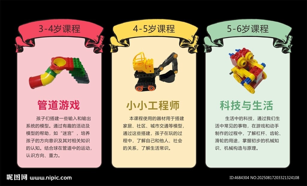 儿童玩具创意宣传海报