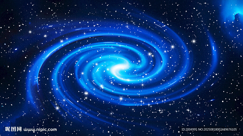 蓝色宇宙星空软膜天花吊顶
