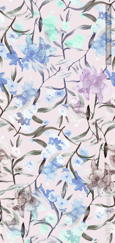 粉底小碎花