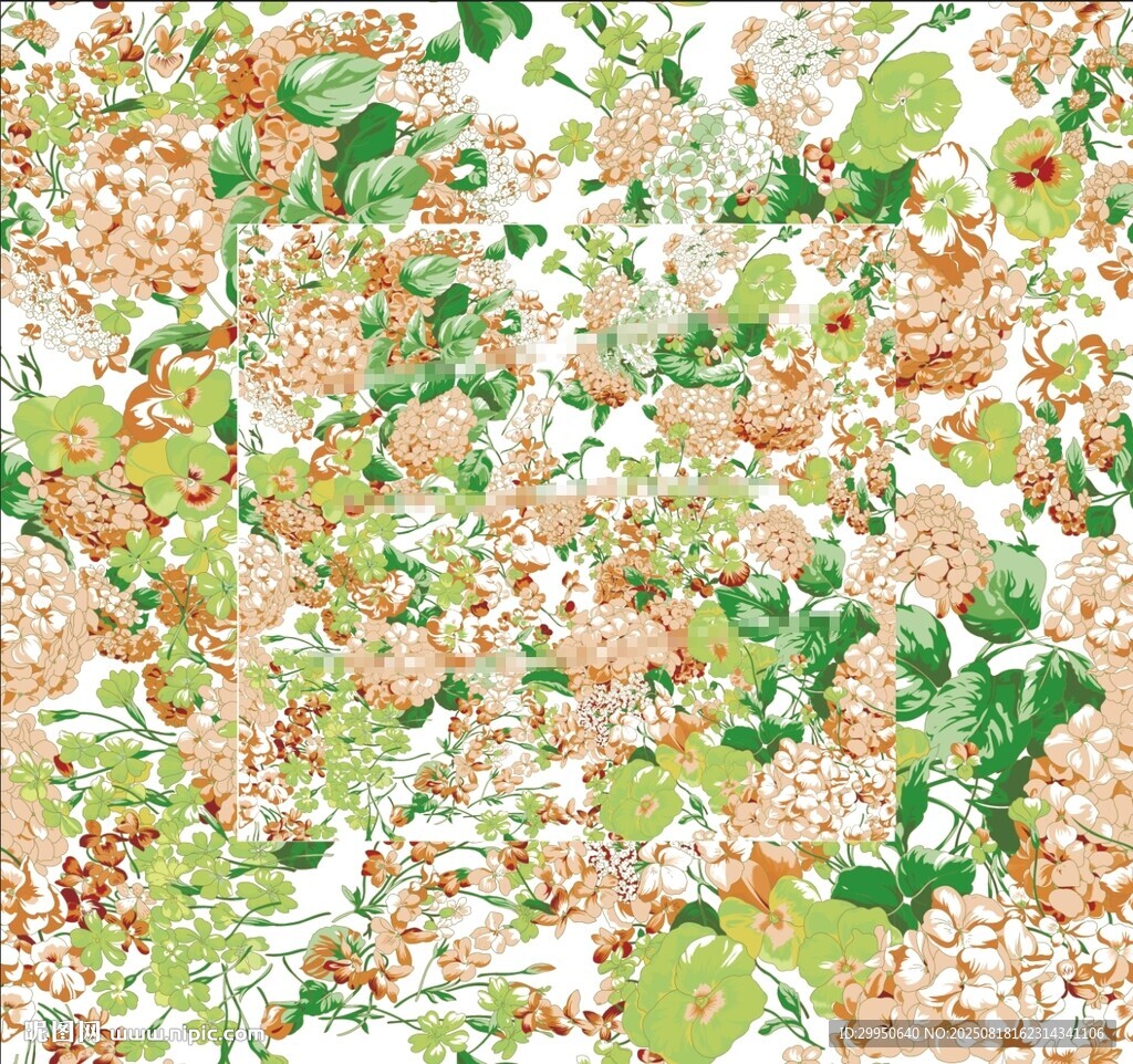 矢量小碎花