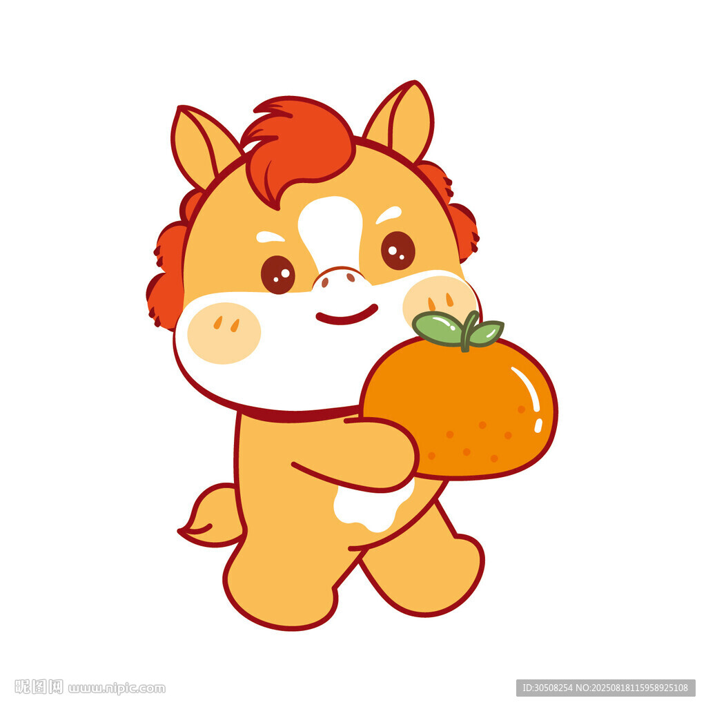 小马抱南瓜