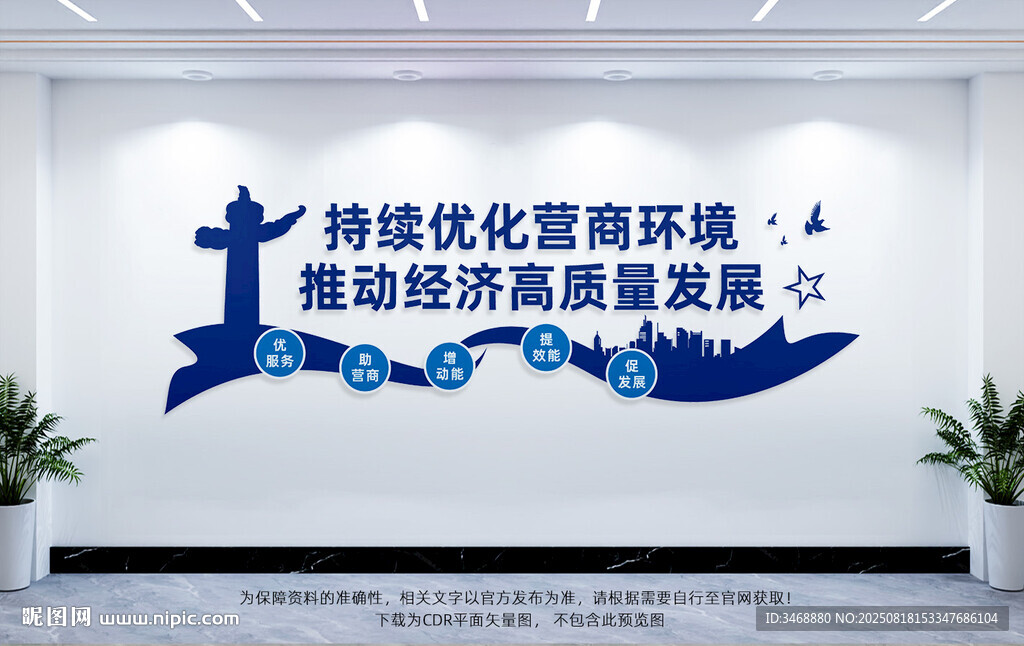 优化营商环境文化墙