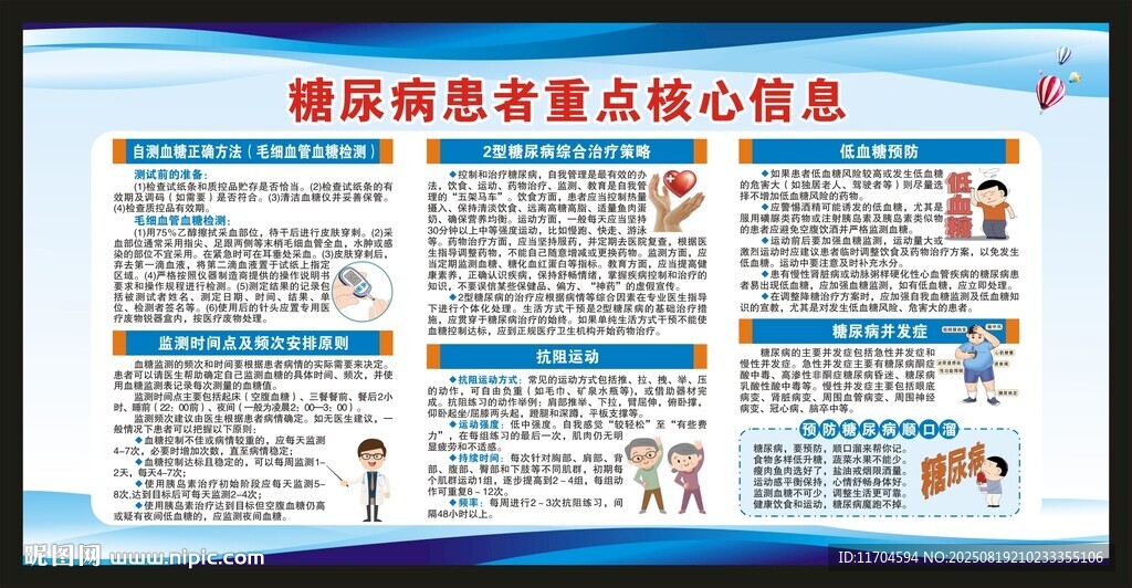 糖尿病日宣传栏