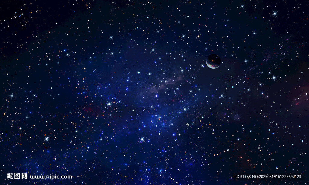 黑色宇宙星空背景