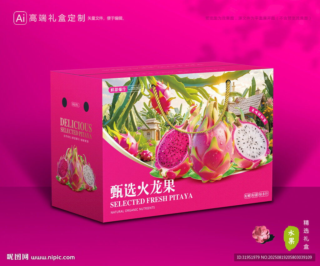 火龙果包装 水果礼盒