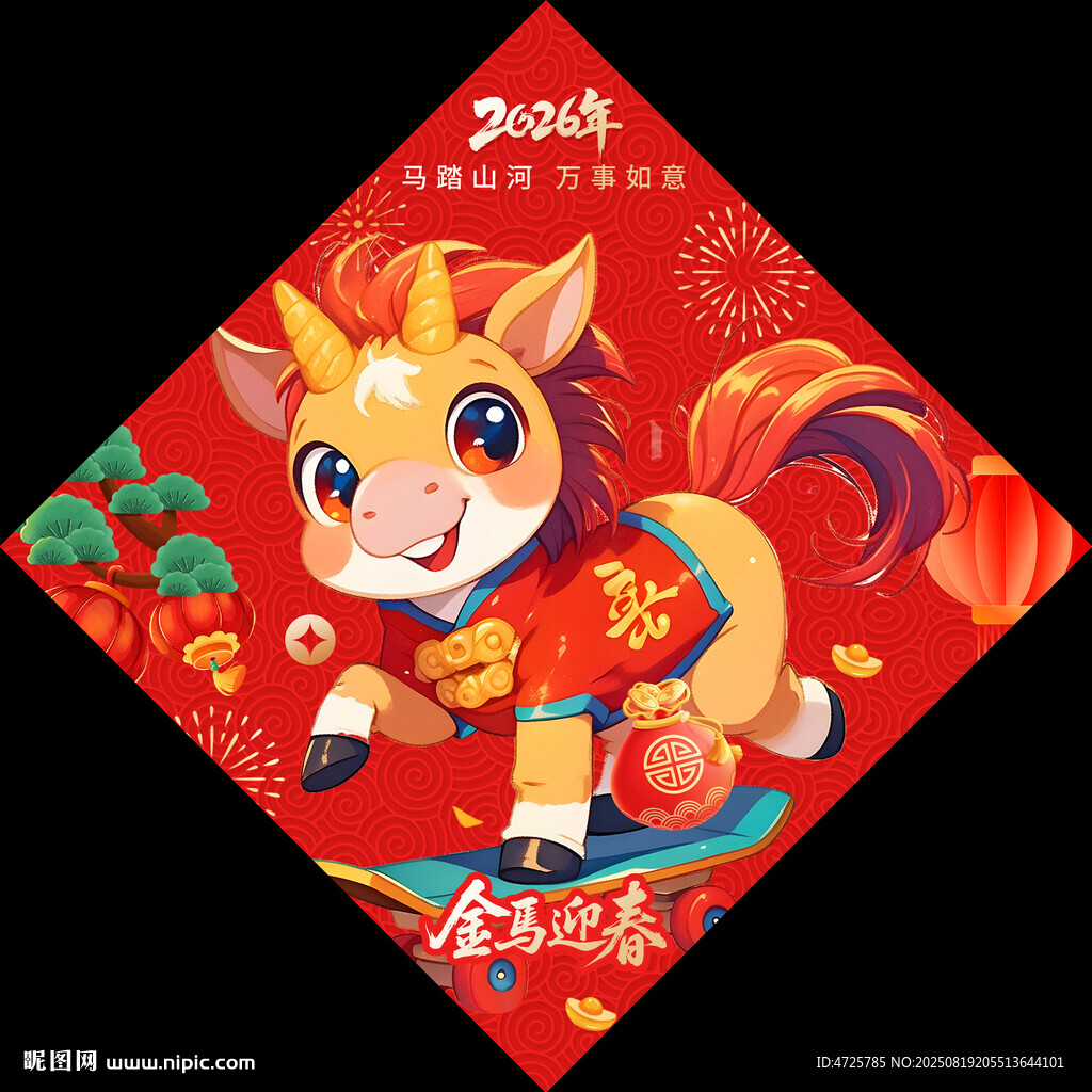 马年福字
