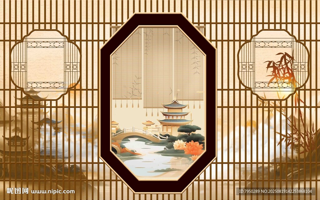 中式窗景古韵雅致意境美