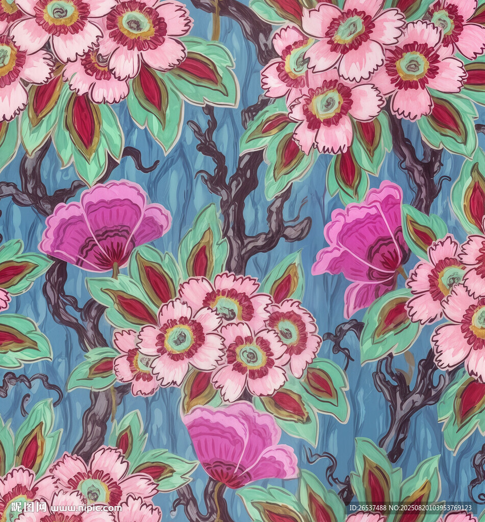数码花型