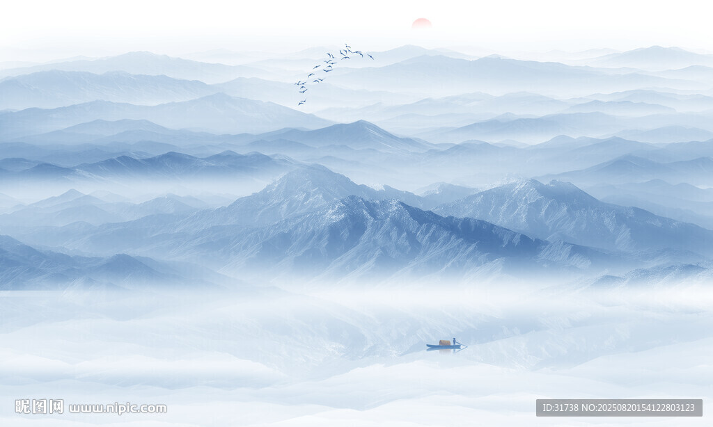 新中式山水画