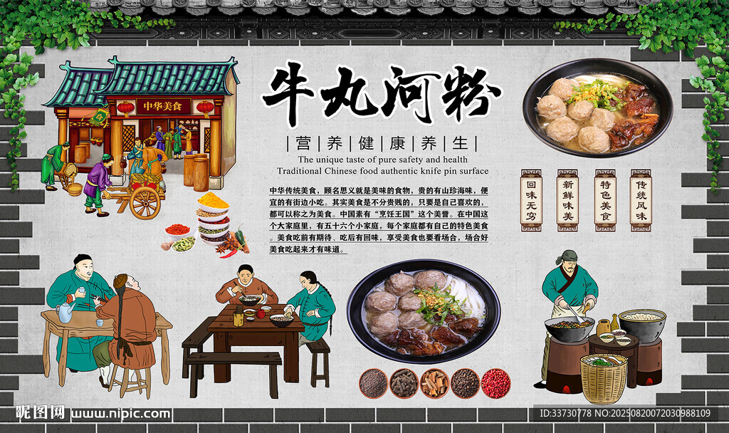 牛丸河粉
