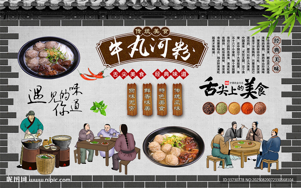 牛丸河粉
