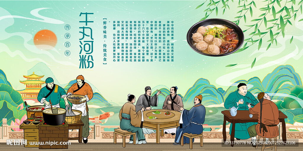 牛丸河粉