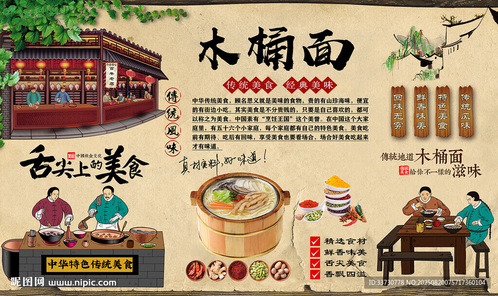 木桶面