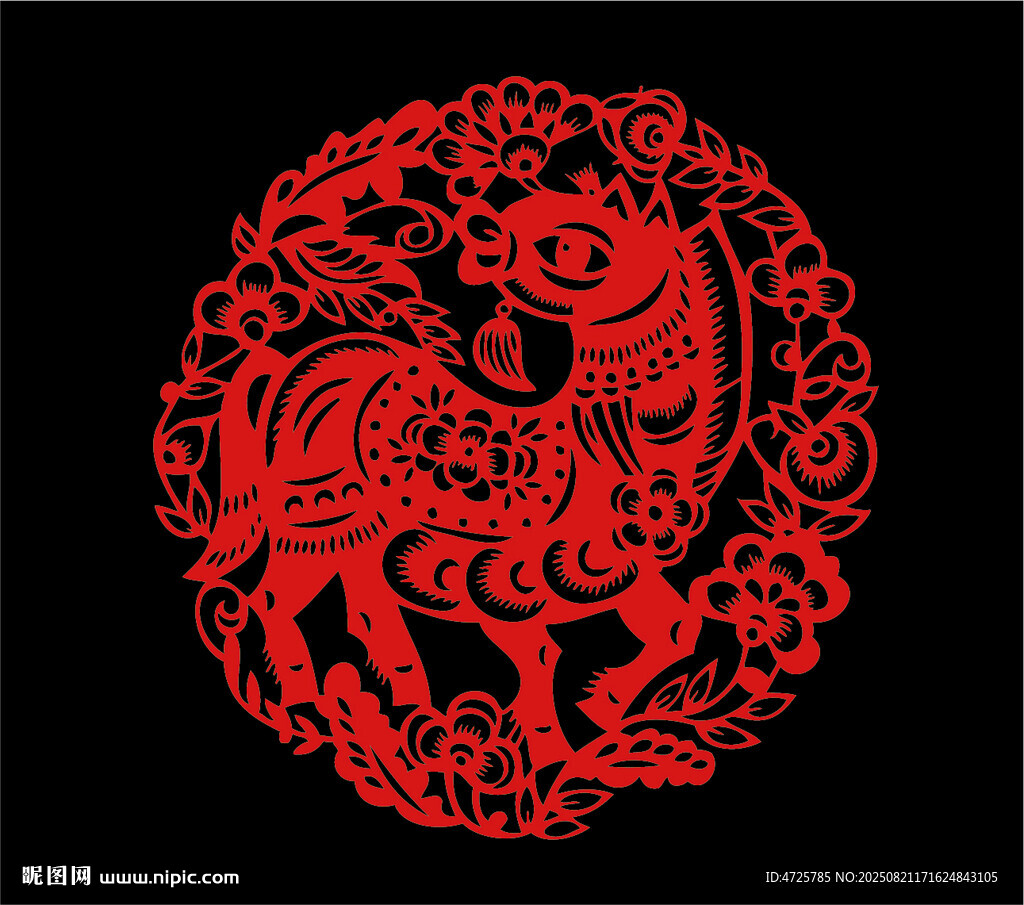 马年窗花