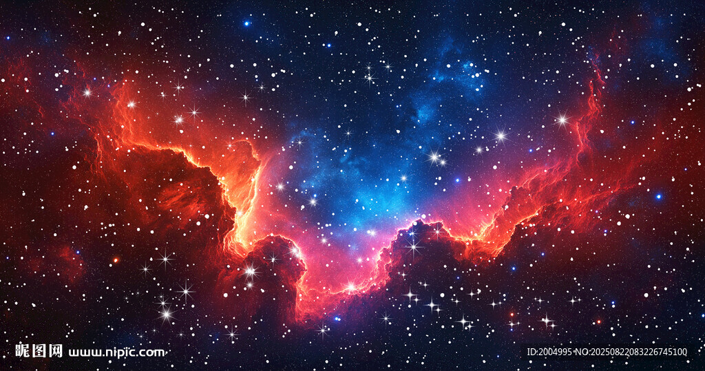 绚丽星云宇宙星空顶