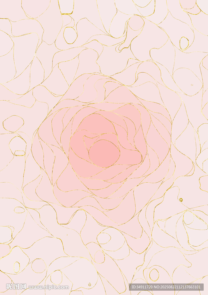 淡粉色抽象花朵纹理背景