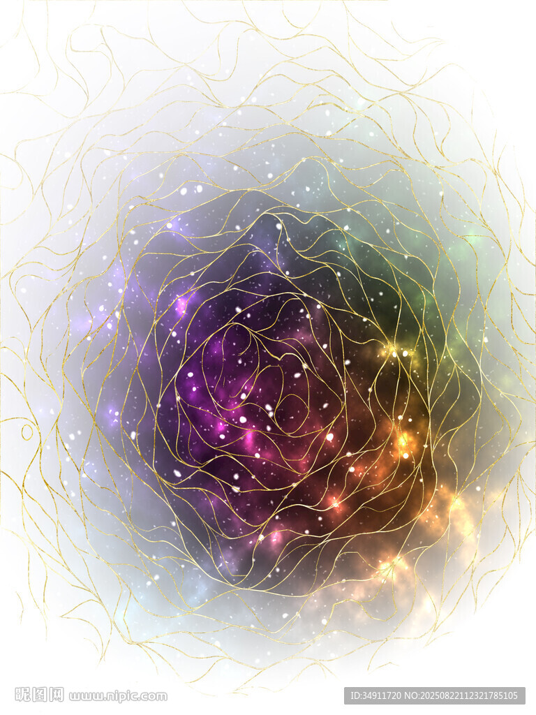 梦幻炫彩分形图案
