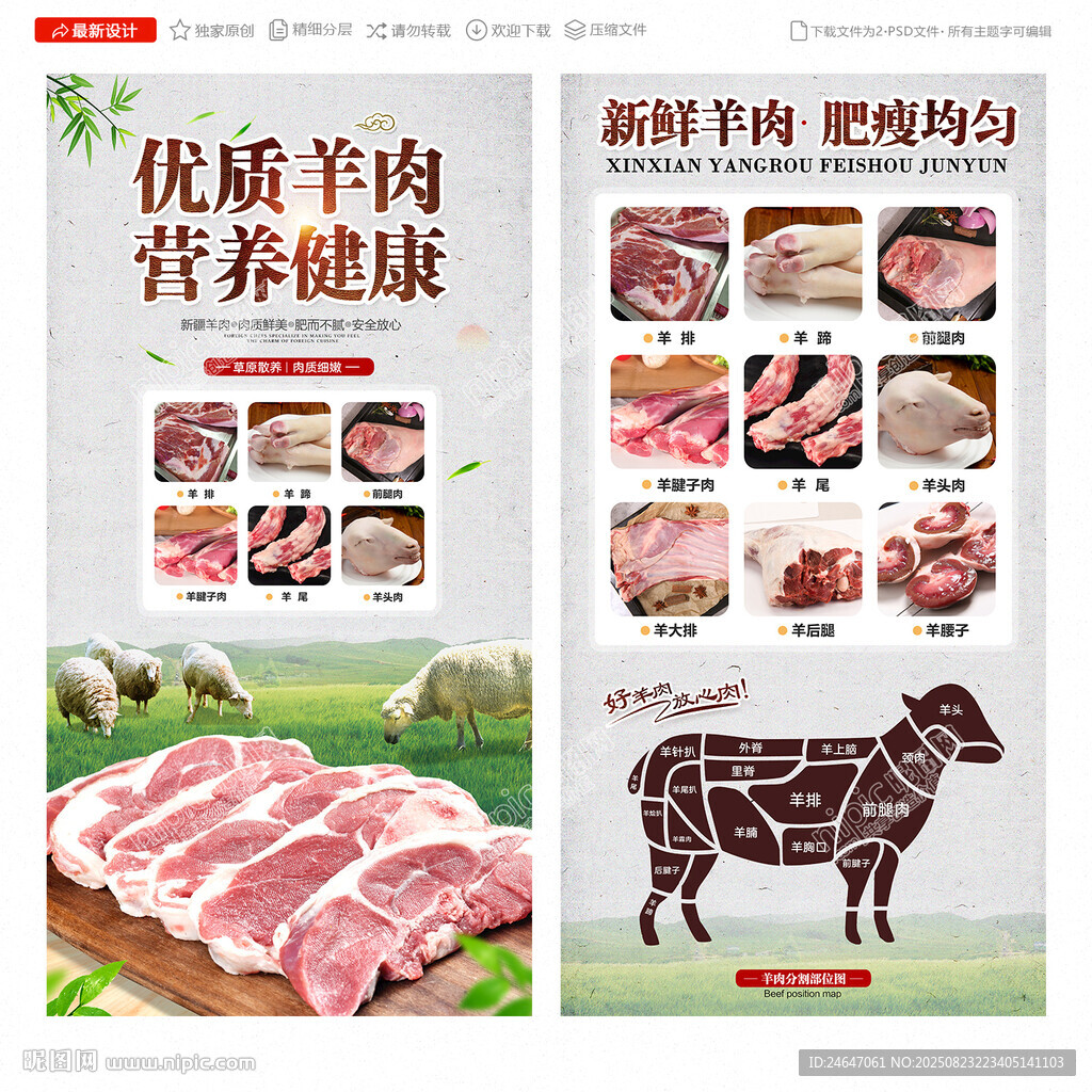 羊肉海报