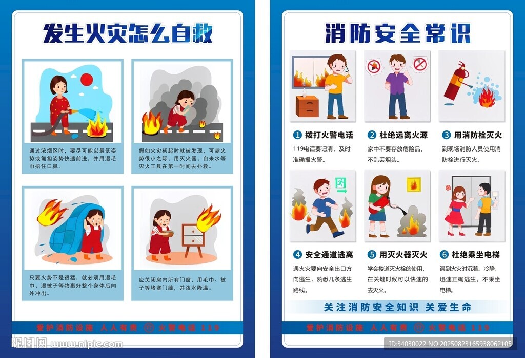 发生火灾怎么自救