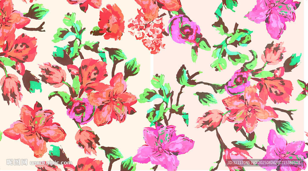 手绘花