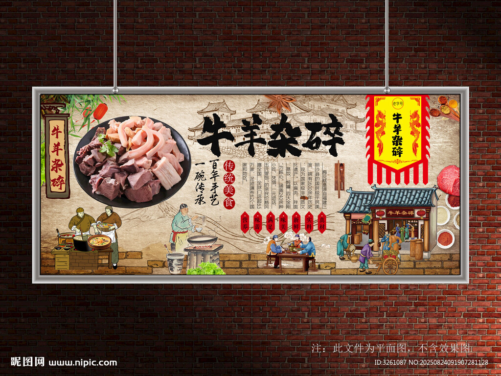 羊杂碎展板