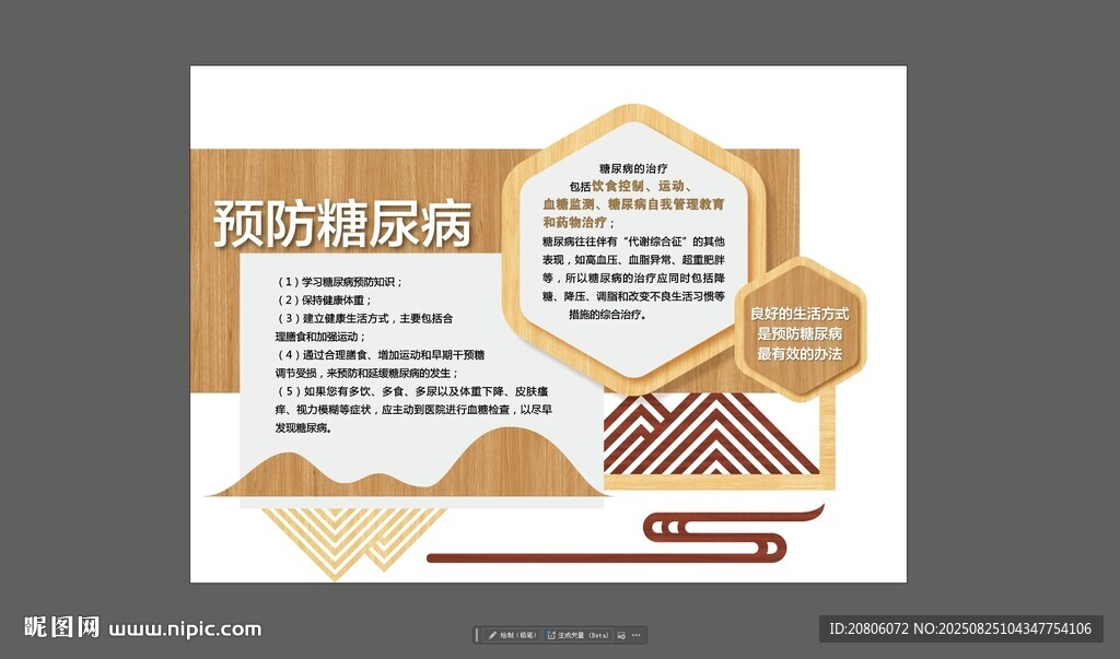 预防糖尿病文化墙
